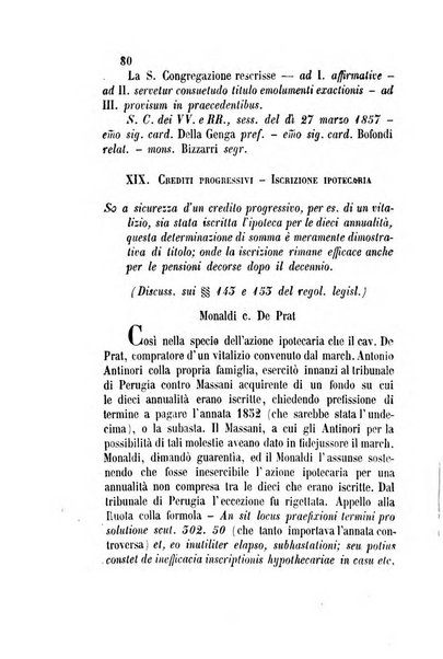 Giornale del Foro in cui si raccolgono le più importanti regiudicate dei supremi tribunali di Roma e dello Stato pontificio in materia civile