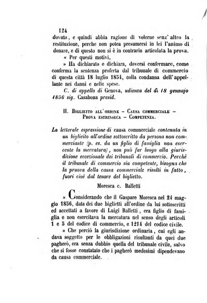 Giornale del Foro in cui si raccolgono le più importanti regiudicate dei supremi tribunali di Roma e dello Stato pontificio in materia civile