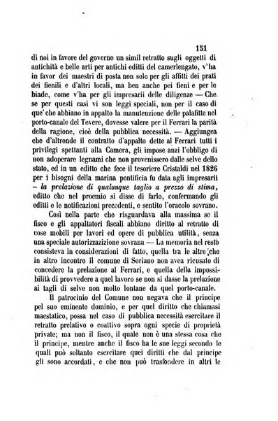 Giornale del Foro in cui si raccolgono le più importanti regiudicate dei supremi tribunali di Roma e dello Stato pontificio in materia civile