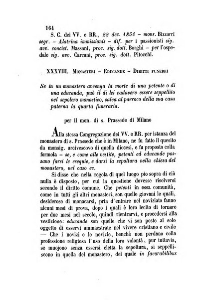 Giornale del Foro in cui si raccolgono le più importanti regiudicate dei supremi tribunali di Roma e dello Stato pontificio in materia civile