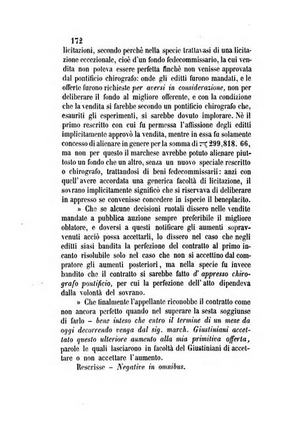 Giornale del Foro in cui si raccolgono le più importanti regiudicate dei supremi tribunali di Roma e dello Stato pontificio in materia civile