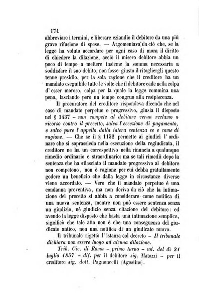 Giornale del Foro in cui si raccolgono le più importanti regiudicate dei supremi tribunali di Roma e dello Stato pontificio in materia civile