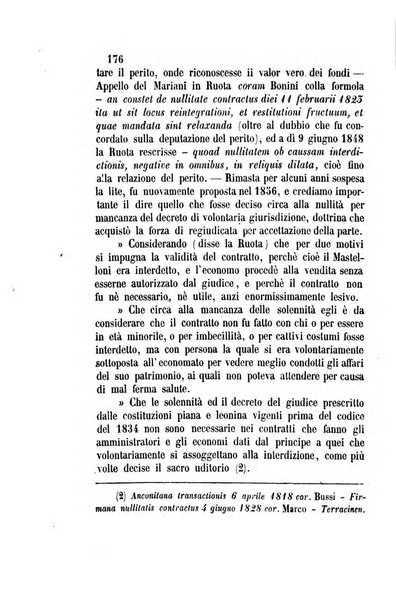 Giornale del Foro in cui si raccolgono le più importanti regiudicate dei supremi tribunali di Roma e dello Stato pontificio in materia civile