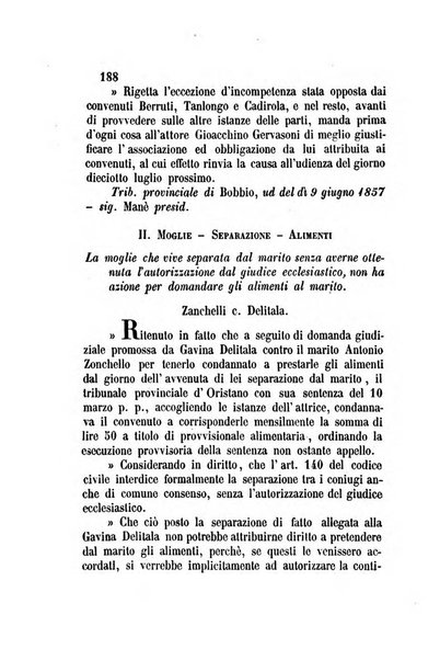 Giornale del Foro in cui si raccolgono le più importanti regiudicate dei supremi tribunali di Roma e dello Stato pontificio in materia civile