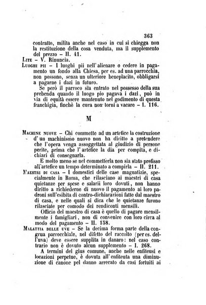 Giornale del Foro in cui si raccolgono le più importanti regiudicate dei supremi tribunali di Roma e dello Stato pontificio in materia civile