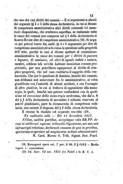 Giornale del Foro in cui si raccolgono le più importanti regiudicate dei supremi tribunali di Roma e dello Stato pontificio in materia civile