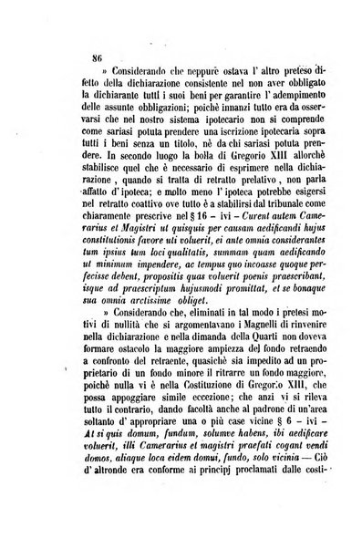 Giornale del Foro in cui si raccolgono le più importanti regiudicate dei supremi tribunali di Roma e dello Stato pontificio in materia civile