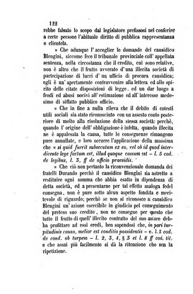 Giornale del Foro in cui si raccolgono le più importanti regiudicate dei supremi tribunali di Roma e dello Stato pontificio in materia civile