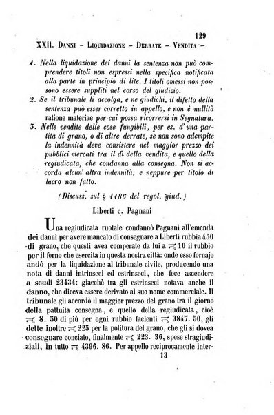 Giornale del Foro in cui si raccolgono le più importanti regiudicate dei supremi tribunali di Roma e dello Stato pontificio in materia civile