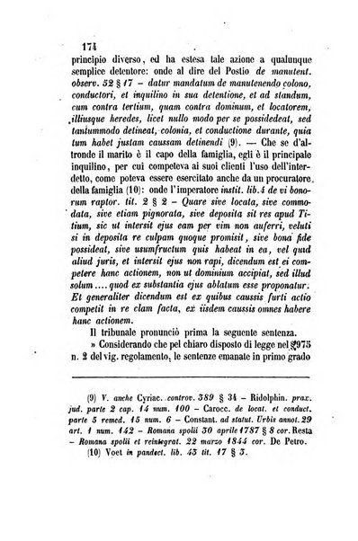 Giornale del Foro in cui si raccolgono le più importanti regiudicate dei supremi tribunali di Roma e dello Stato pontificio in materia civile