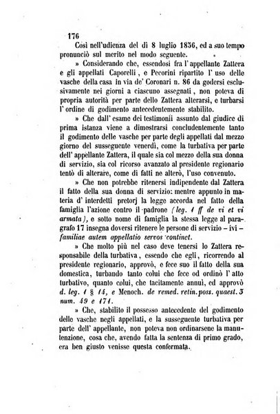 Giornale del Foro in cui si raccolgono le più importanti regiudicate dei supremi tribunali di Roma e dello Stato pontificio in materia civile