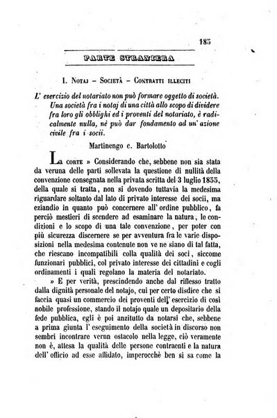 Giornale del Foro in cui si raccolgono le più importanti regiudicate dei supremi tribunali di Roma e dello Stato pontificio in materia civile