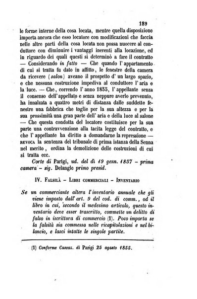 Giornale del Foro in cui si raccolgono le più importanti regiudicate dei supremi tribunali di Roma e dello Stato pontificio in materia civile