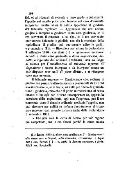 Giornale del Foro in cui si raccolgono le più importanti regiudicate dei supremi tribunali di Roma e dello Stato pontificio in materia civile