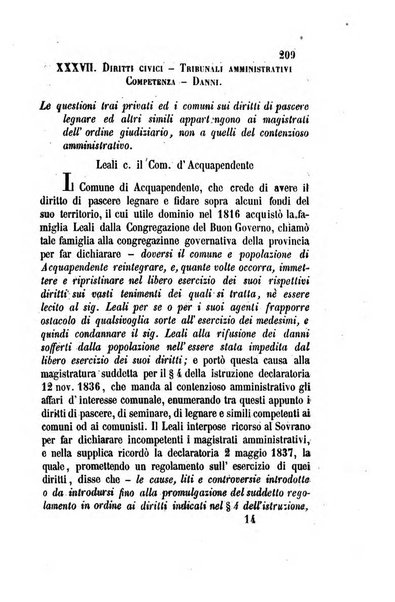 Giornale del Foro in cui si raccolgono le più importanti regiudicate dei supremi tribunali di Roma e dello Stato pontificio in materia civile