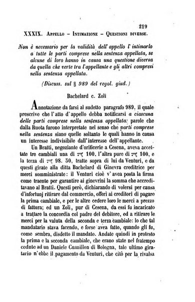 Giornale del Foro in cui si raccolgono le più importanti regiudicate dei supremi tribunali di Roma e dello Stato pontificio in materia civile