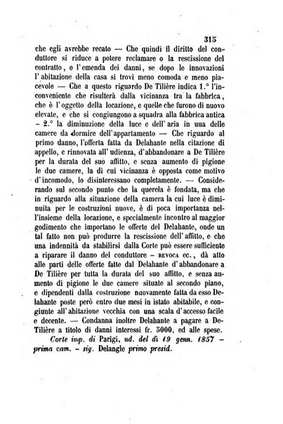 Giornale del Foro in cui si raccolgono le più importanti regiudicate dei supremi tribunali di Roma e dello Stato pontificio in materia civile