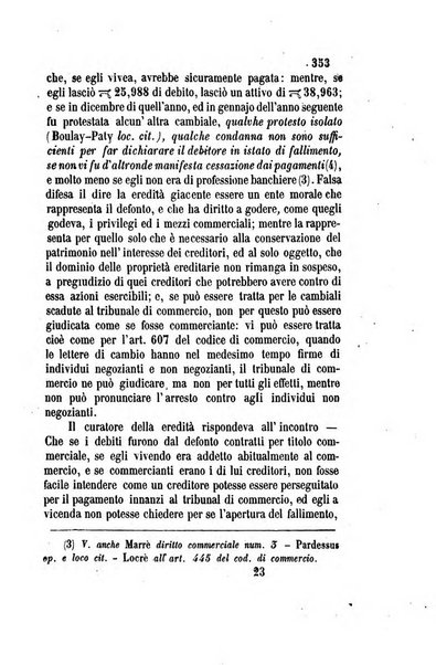 Giornale del Foro in cui si raccolgono le più importanti regiudicate dei supremi tribunali di Roma e dello Stato pontificio in materia civile