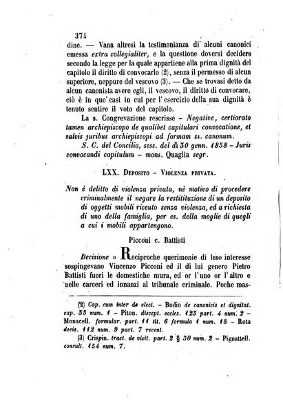 Giornale del Foro in cui si raccolgono le più importanti regiudicate dei supremi tribunali di Roma e dello Stato pontificio in materia civile