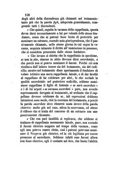 Giornale del Foro in cui si raccolgono le più importanti regiudicate dei supremi tribunali di Roma e dello Stato pontificio in materia civile