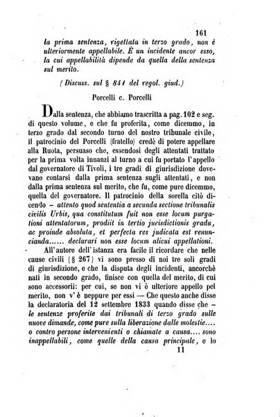 Giornale del Foro in cui si raccolgono le più importanti regiudicate dei supremi tribunali di Roma e dello Stato pontificio in materia civile