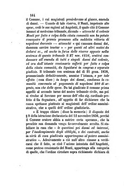 Giornale del Foro in cui si raccolgono le più importanti regiudicate dei supremi tribunali di Roma e dello Stato pontificio in materia civile