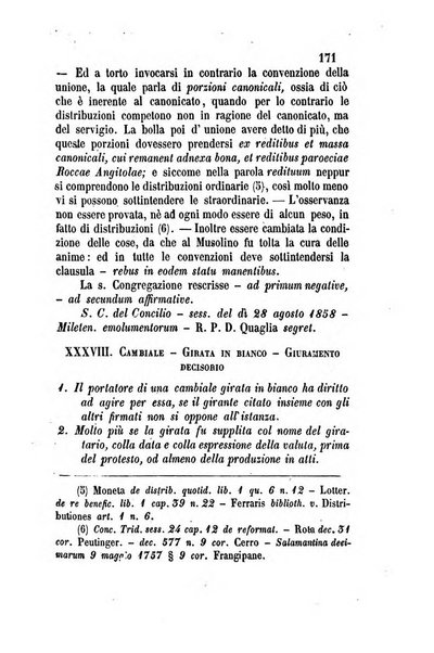 Giornale del Foro in cui si raccolgono le più importanti regiudicate dei supremi tribunali di Roma e dello Stato pontificio in materia civile