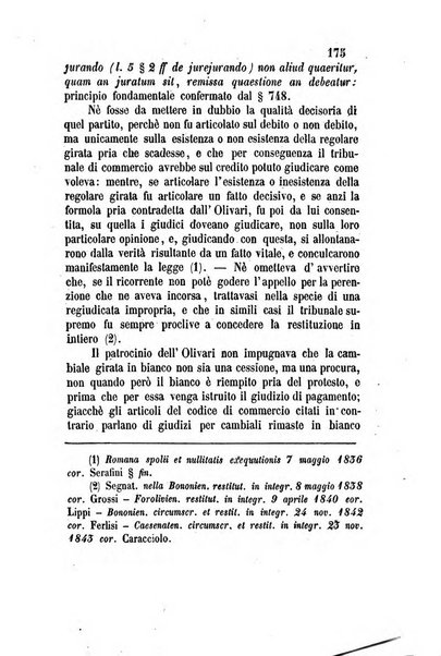 Giornale del Foro in cui si raccolgono le più importanti regiudicate dei supremi tribunali di Roma e dello Stato pontificio in materia civile