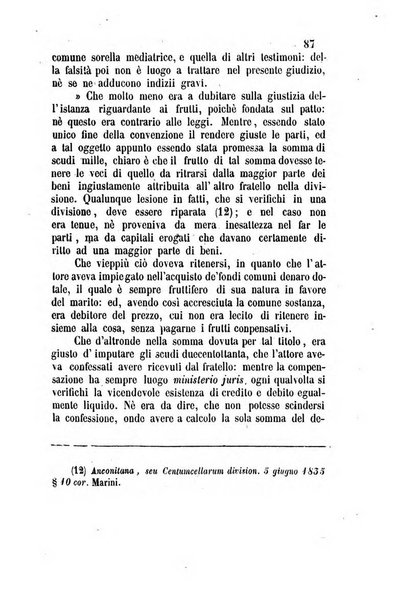 Giornale del Foro in cui si raccolgono le più importanti regiudicate dei supremi tribunali di Roma e dello Stato pontificio in materia civile