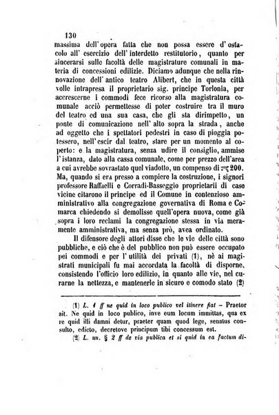 Giornale del Foro in cui si raccolgono le più importanti regiudicate dei supremi tribunali di Roma e dello Stato pontificio in materia civile