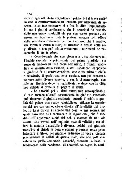 Giornale del Foro in cui si raccolgono le più importanti regiudicate dei supremi tribunali di Roma e dello Stato pontificio in materia civile