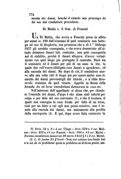 Giornale del Foro in cui si raccolgono le più importanti regiudicate dei supremi tribunali di Roma e dello Stato pontificio in materia civile