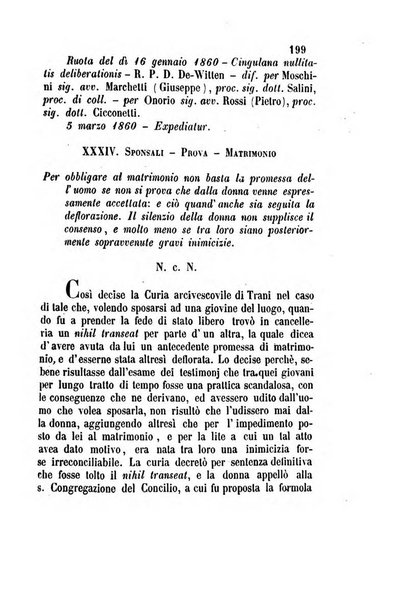 Giornale del Foro in cui si raccolgono le più importanti regiudicate dei supremi tribunali di Roma e dello Stato pontificio in materia civile