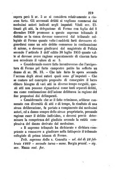 Giornale del Foro in cui si raccolgono le più importanti regiudicate dei supremi tribunali di Roma e dello Stato pontificio in materia civile