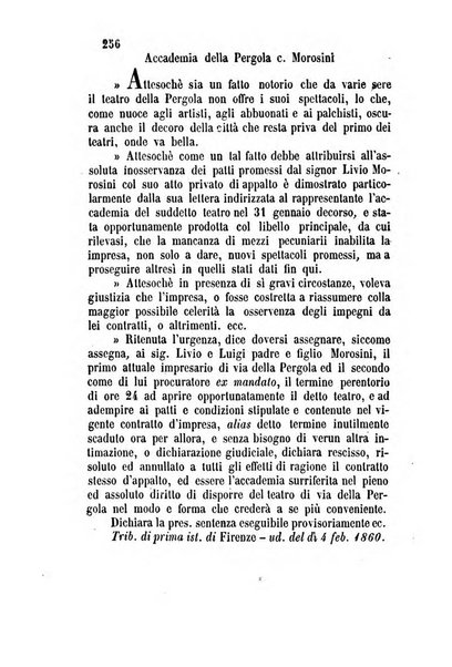 Giornale del Foro in cui si raccolgono le più importanti regiudicate dei supremi tribunali di Roma e dello Stato pontificio in materia civile