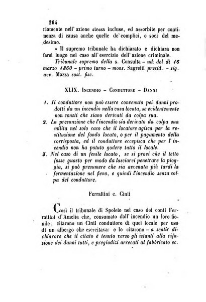 Giornale del Foro in cui si raccolgono le più importanti regiudicate dei supremi tribunali di Roma e dello Stato pontificio in materia civile