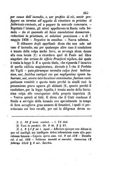 Giornale del Foro in cui si raccolgono le più importanti regiudicate dei supremi tribunali di Roma e dello Stato pontificio in materia civile