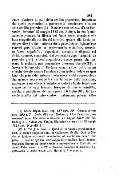 Giornale del Foro in cui si raccolgono le più importanti regiudicate dei supremi tribunali di Roma e dello Stato pontificio in materia civile