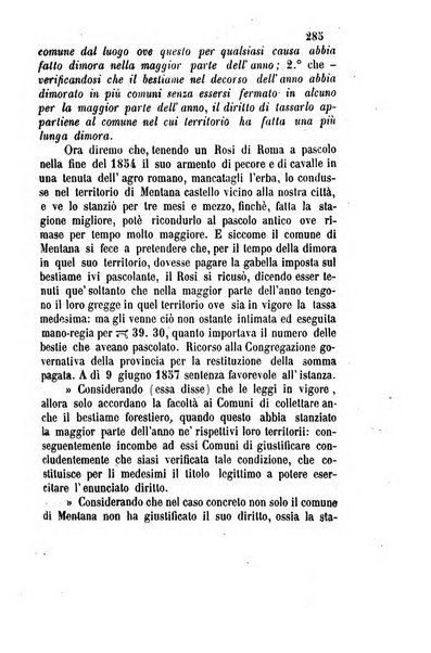 Giornale del Foro in cui si raccolgono le più importanti regiudicate dei supremi tribunali di Roma e dello Stato pontificio in materia civile