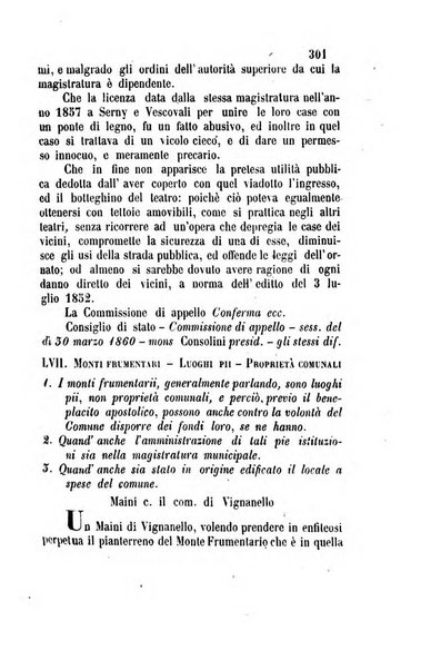 Giornale del Foro in cui si raccolgono le più importanti regiudicate dei supremi tribunali di Roma e dello Stato pontificio in materia civile