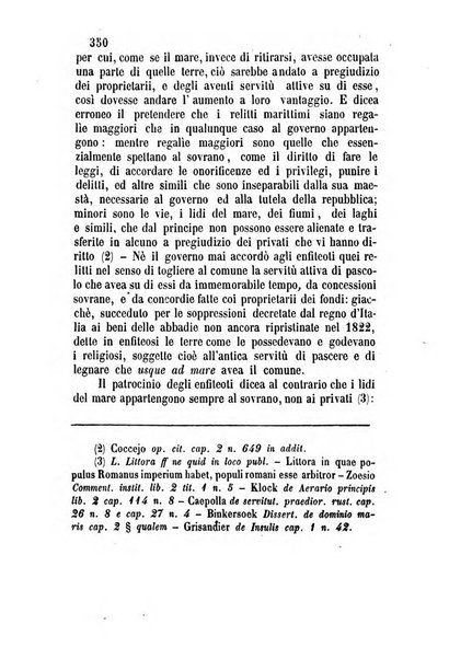 Giornale del Foro in cui si raccolgono le più importanti regiudicate dei supremi tribunali di Roma e dello Stato pontificio in materia civile