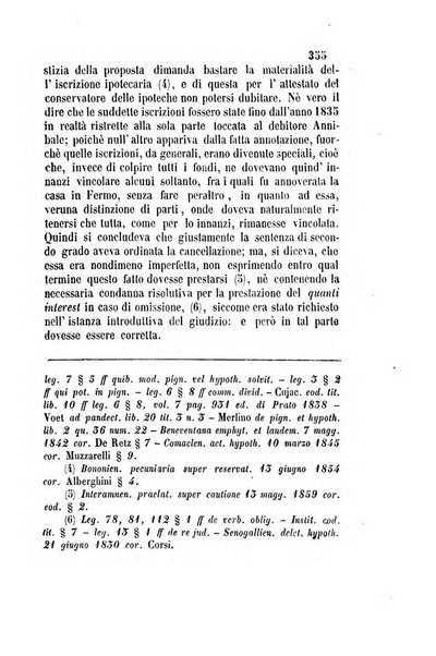 Giornale del Foro in cui si raccolgono le più importanti regiudicate dei supremi tribunali di Roma e dello Stato pontificio in materia civile