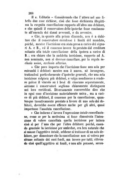 Giornale del Foro in cui si raccolgono le più importanti regiudicate dei supremi tribunali di Roma e dello Stato pontificio in materia civile