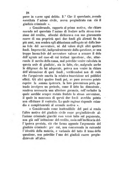 Giornale del Foro in cui si raccolgono le più importanti regiudicate dei supremi tribunali di Roma e dello Stato pontificio in materia civile