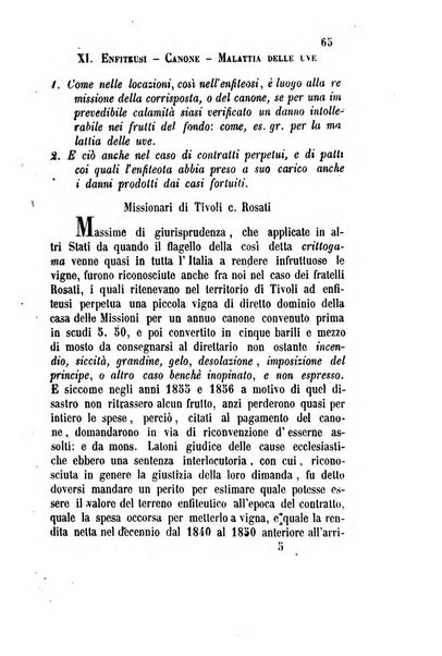 Giornale del Foro in cui si raccolgono le più importanti regiudicate dei supremi tribunali di Roma e dello Stato pontificio in materia civile