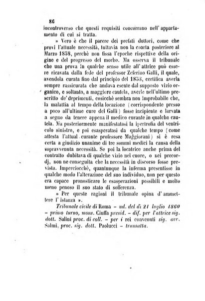 Giornale del Foro in cui si raccolgono le più importanti regiudicate dei supremi tribunali di Roma e dello Stato pontificio in materia civile