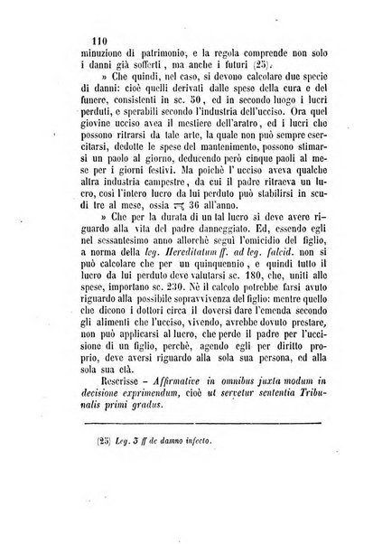 Giornale del Foro in cui si raccolgono le più importanti regiudicate dei supremi tribunali di Roma e dello Stato pontificio in materia civile