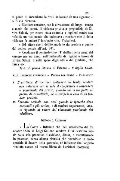 Giornale del Foro in cui si raccolgono le più importanti regiudicate dei supremi tribunali di Roma e dello Stato pontificio in materia civile