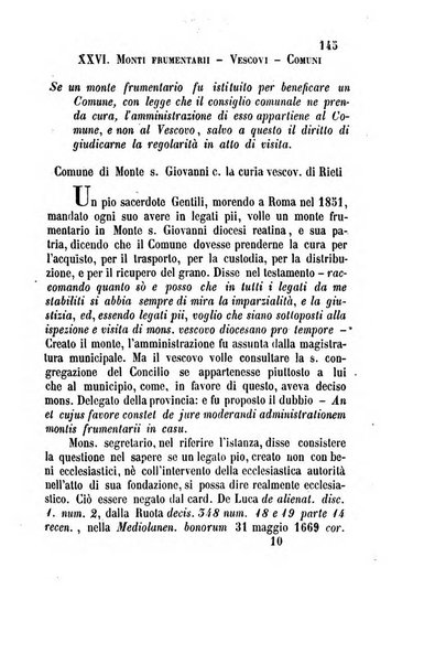 Giornale del Foro in cui si raccolgono le più importanti regiudicate dei supremi tribunali di Roma e dello Stato pontificio in materia civile