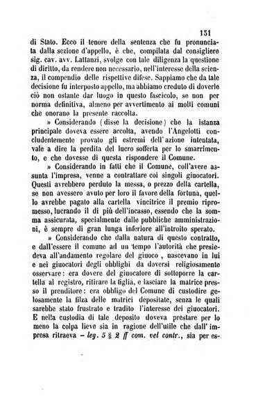 Giornale del Foro in cui si raccolgono le più importanti regiudicate dei supremi tribunali di Roma e dello Stato pontificio in materia civile